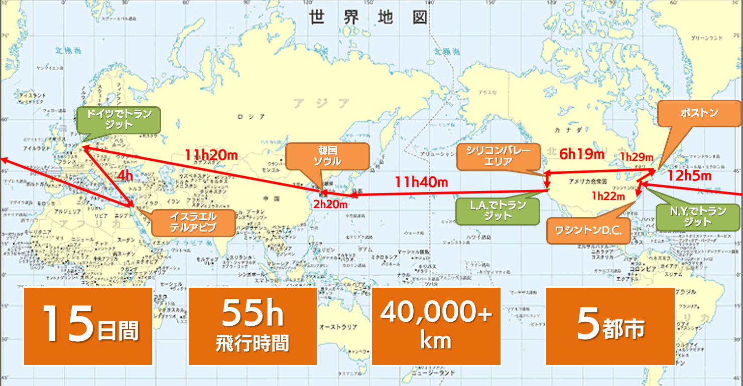 地球１周出張（イスラエル入国編）