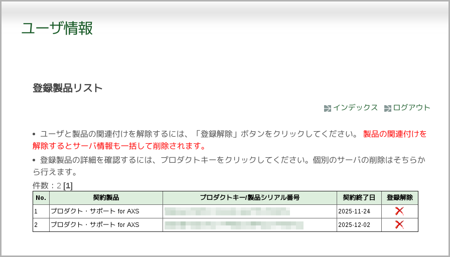 登録製品リスト2