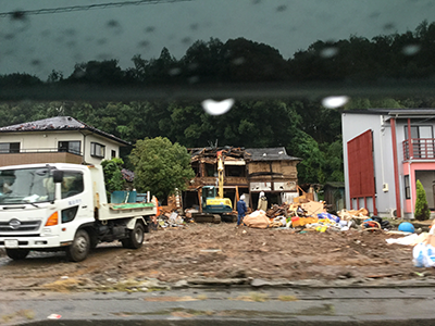 益城町内の様子